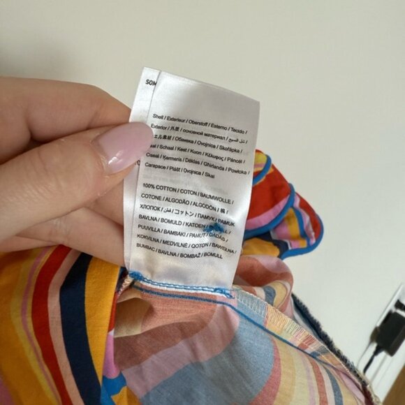 Farm Rio Colorwaves midi skirt - Picture 5 of 7